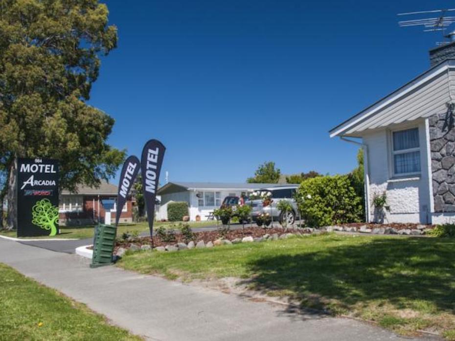 Arcadia Motel Christchurch Dış mekan fotoğraf